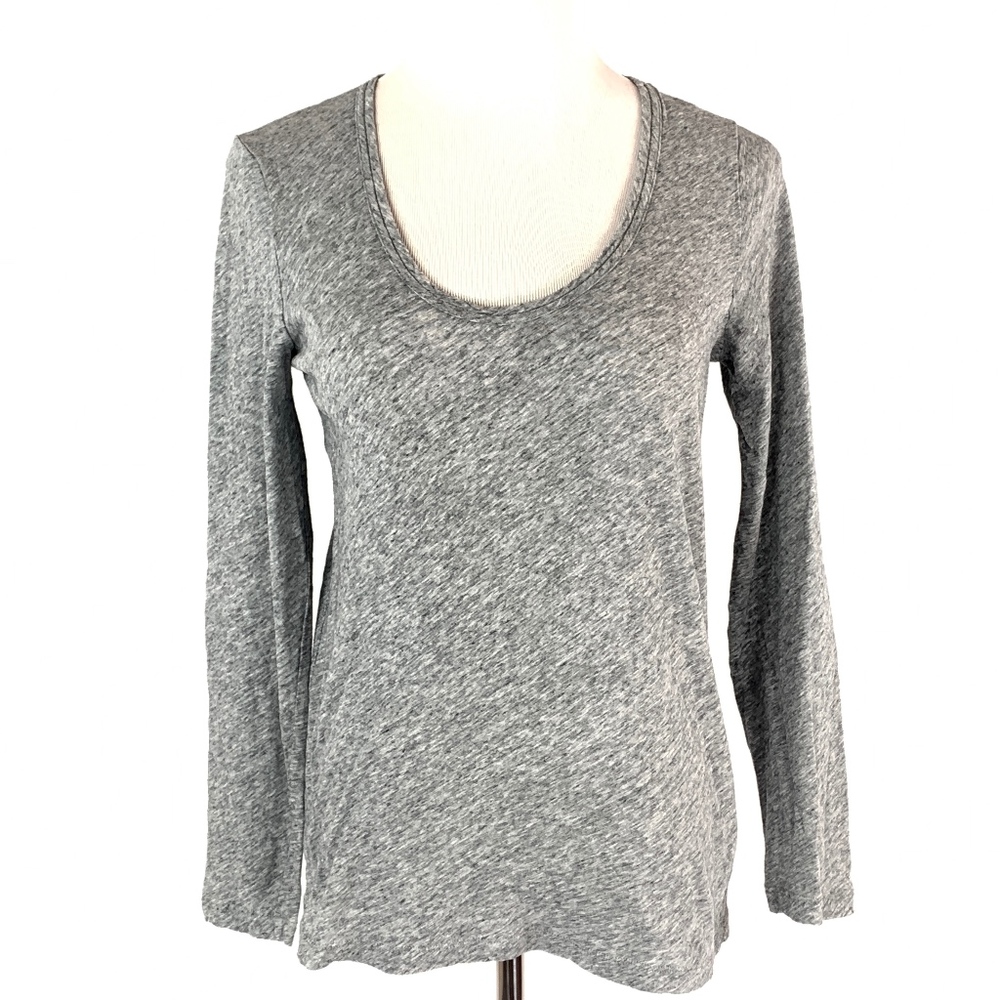 J Crew Womens Gray Top Tee Vintage Cotton Medium